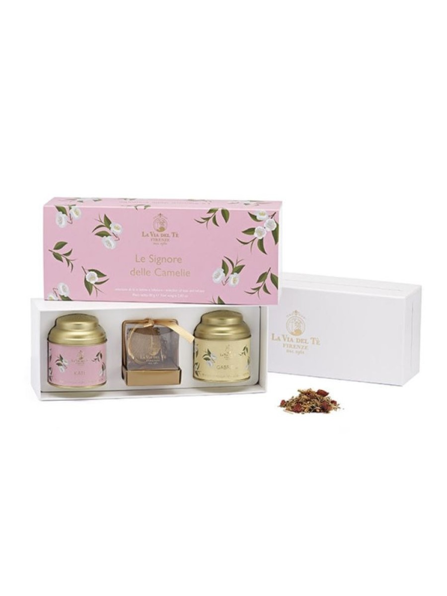 Pantry La Via del Té | Camelie Loose Leaf Tea Gift Box-Two Tins