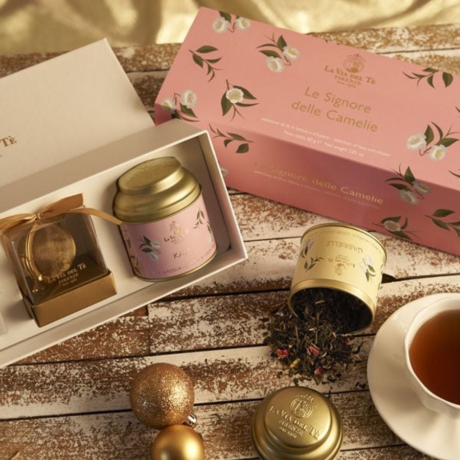 Pantry La Via del Té | Camelie Loose Leaf Tea Gift Box-Two Tins