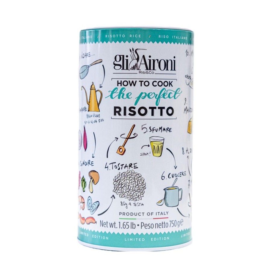 Pasta & Rice gli Aironi | The Perfect Risotto-Carnaroli Rice Tin