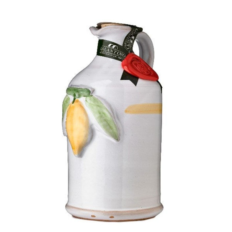 Olive Oil Frantoio Galantino | Lemon Extra Virgin Olive Oil Ceramic