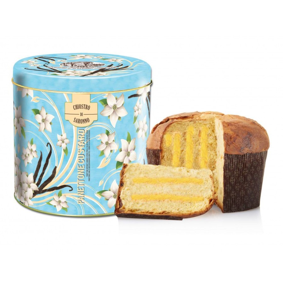 Sweets Chiostro di Saronno | Custard Cream Spring Panettone-750 G