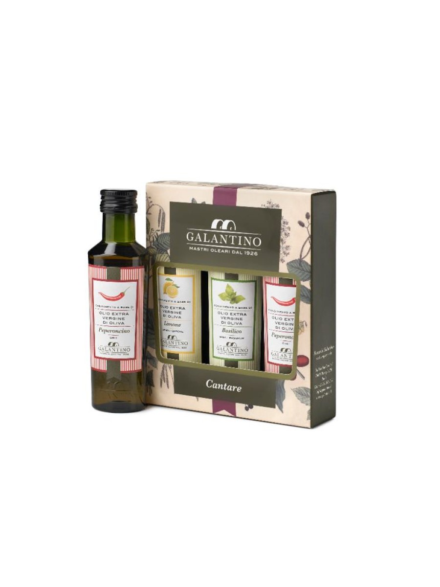 Olive Oil Frantoio Galantino | Cantare Extra Virgin Olive Oil Gift Set