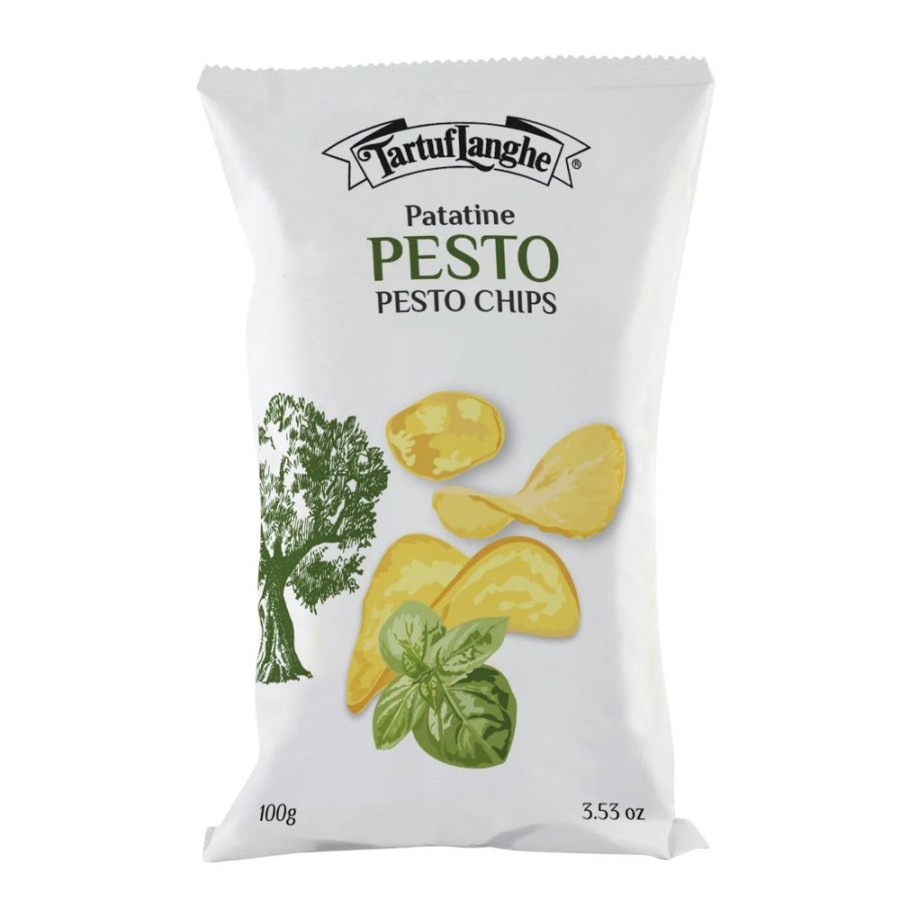 Tomatoes & Sauces TartufLanghe | Basil Pesto Chips-Case Of 9