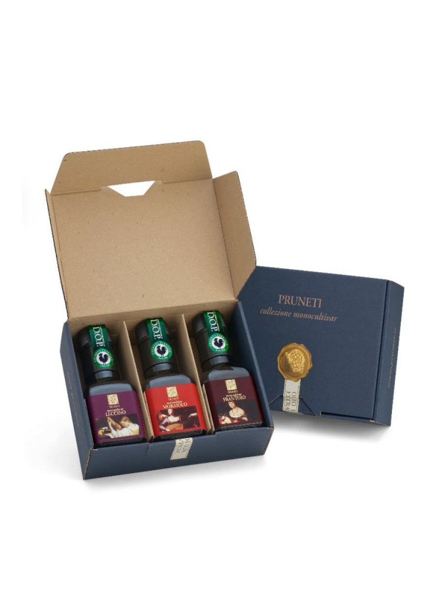 Olive Oil Frantoio Pruneti | Organic Mignon Extra Virgin Olive Oil Gift Set