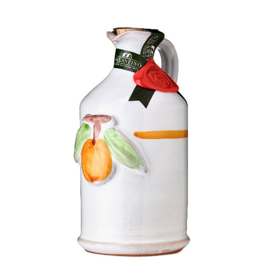 Olive Oil Frantoio Galantino | Orange Extra Virgin Olive Oil Ceramic