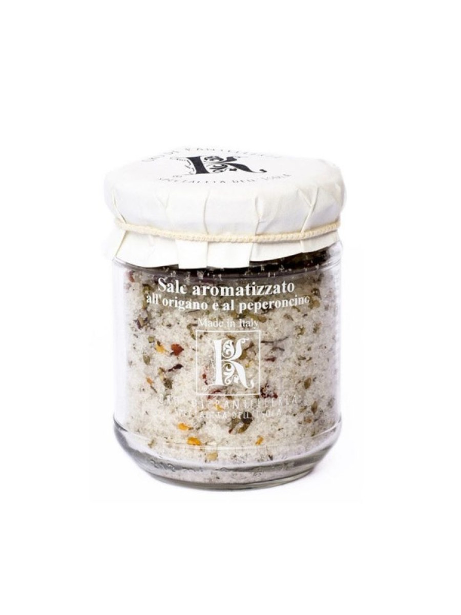 Pantry Kazzen | Sea Salt With Oregano And Peperoncino